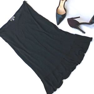 Versace Slinky Flounce hem Skirt